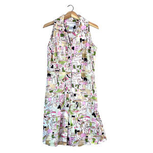 Women's Vintage Sag Harbor Bistro Dress 10P